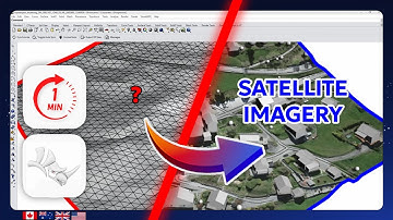 Rhino - How to Add a Satellite Image Texture to a Site Topography Model (DTM) in Rhino 3D
