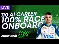 [ONBOARD] Hadjar 100% Race Career JEDDAH | F1 24 Sim Racing Indonesia