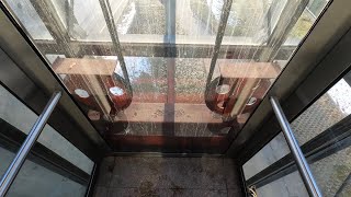 Door Fail 1991 Haushahn Hydraulic Elevator At Albstraße Subway Station, Stuttgart-Degerloch