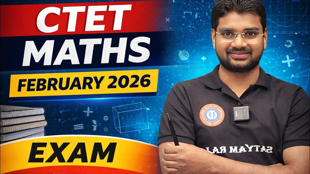 Part ~ 2 !!CTET MATHS FEB 2026 !! PREVIOUS YEARS QUESTION 2024 !! FULL EXPLANATION