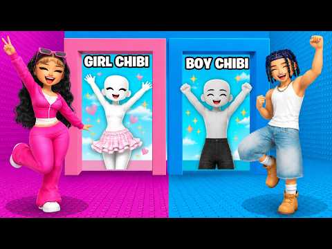 ROBLOX WOULD YOU RATHER, GIRLS VS BOYS CHIBI TOWER..