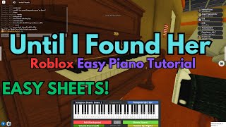 Stephen Sanchez - Until I Found You (VERY EASY Roblox Piano Tutorial) screenshot 5