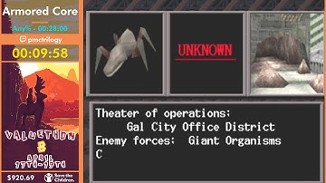 Valuethon 8 | Armored Core [Any%] by pmcTrilogy