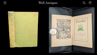 BAMBI: Rare 1929 First Edition | Literary Allegory & Censorship History