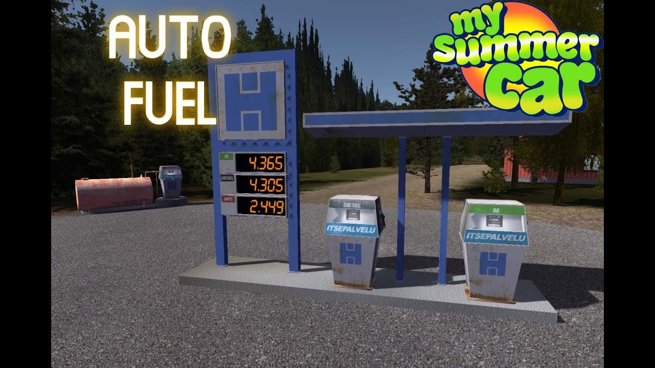 Auto Fuel My summer car (MOD REVIEW 4) YouTube