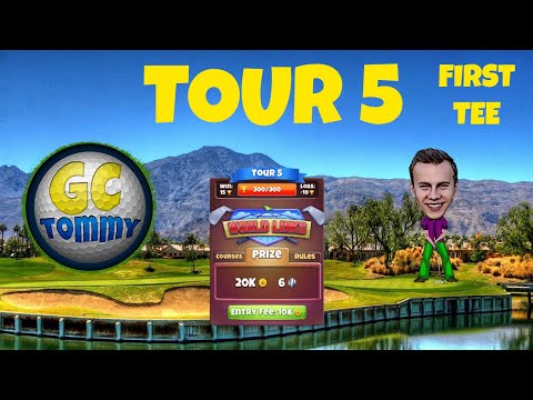 Golf Clash tips, Hole 8 - Par 4, White Cliffs - World Links, Tour 5 - GUIDE/TUTORIAL tutorialspoint