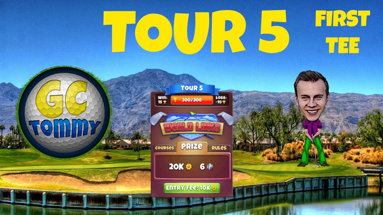 Hole 8 - Par 4, White Cliffs - World Links, Tour 5 - GUIDE/TUTORIAL, Golf Clash tips