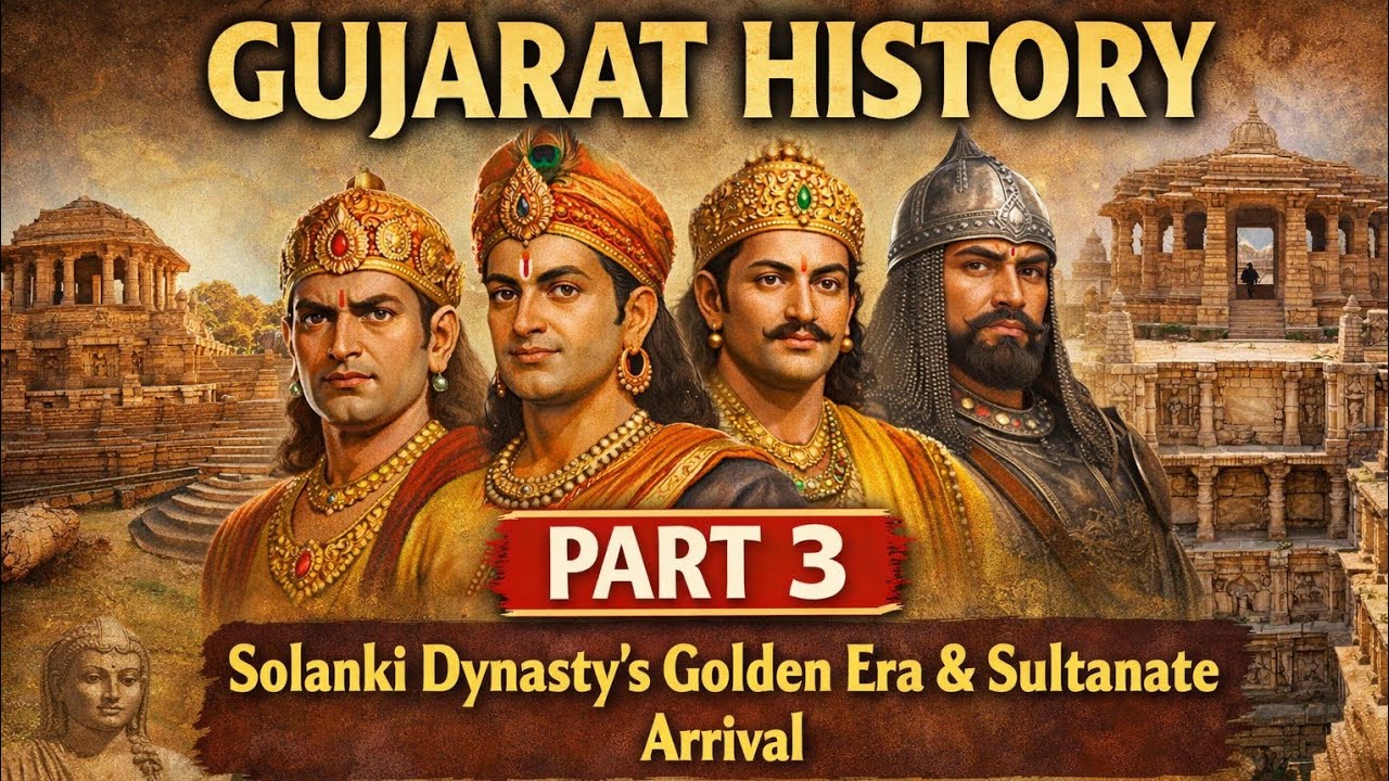 ગુજરાતનો ઇતિહાસ ભાગ 3 – સોલંકી યુગનો સુવર્ણ સમય, સિદ્ધરાજ જયસિંહ અને કુમારપાલનો ગૌરવશાળી ઈતિહાસ |