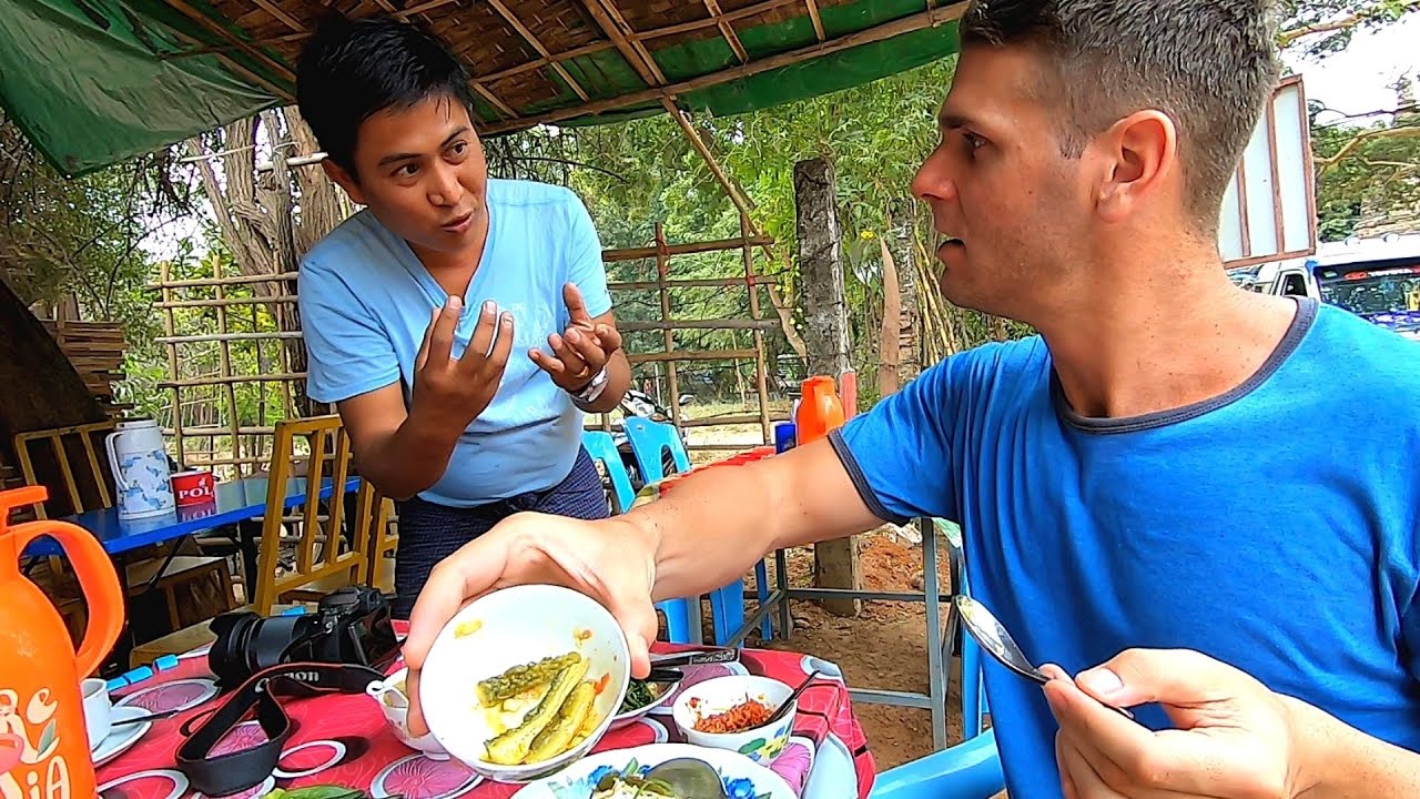 Уличная еда Мьянмы (слепая дегустация!) | Эпизод 7