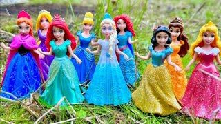 Elsa Doll Dress Transformation ~ DIY Miniature Ideas for Barbie~ Wig, Dress, Faceup, and More! Dolls