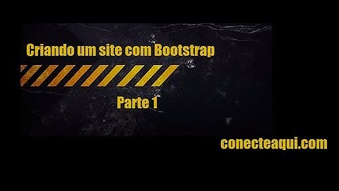 Criando um Portfólio com BootStrap Parte 1