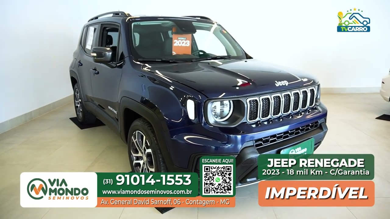 ⁣🔥  JEEP RENEGADE 2023 NA VIA MONDO! 🚗✨