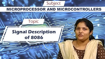LEC07|MICROPROCESSOR AND MICROCONTROLLERS | Signal Description of 8086 By Mrs. N Poornima Deepthi