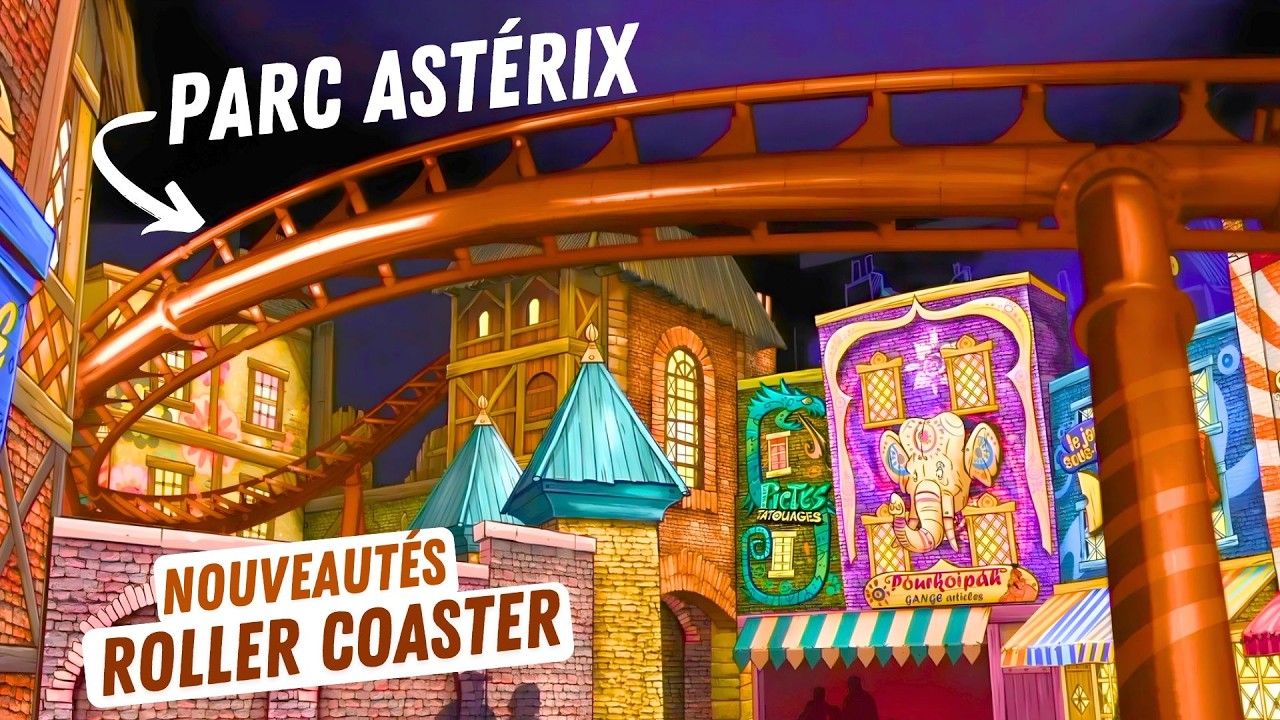 🎢NOUVEAU ROLLER COASTER au Parc Astérix (ils sont fou !!)