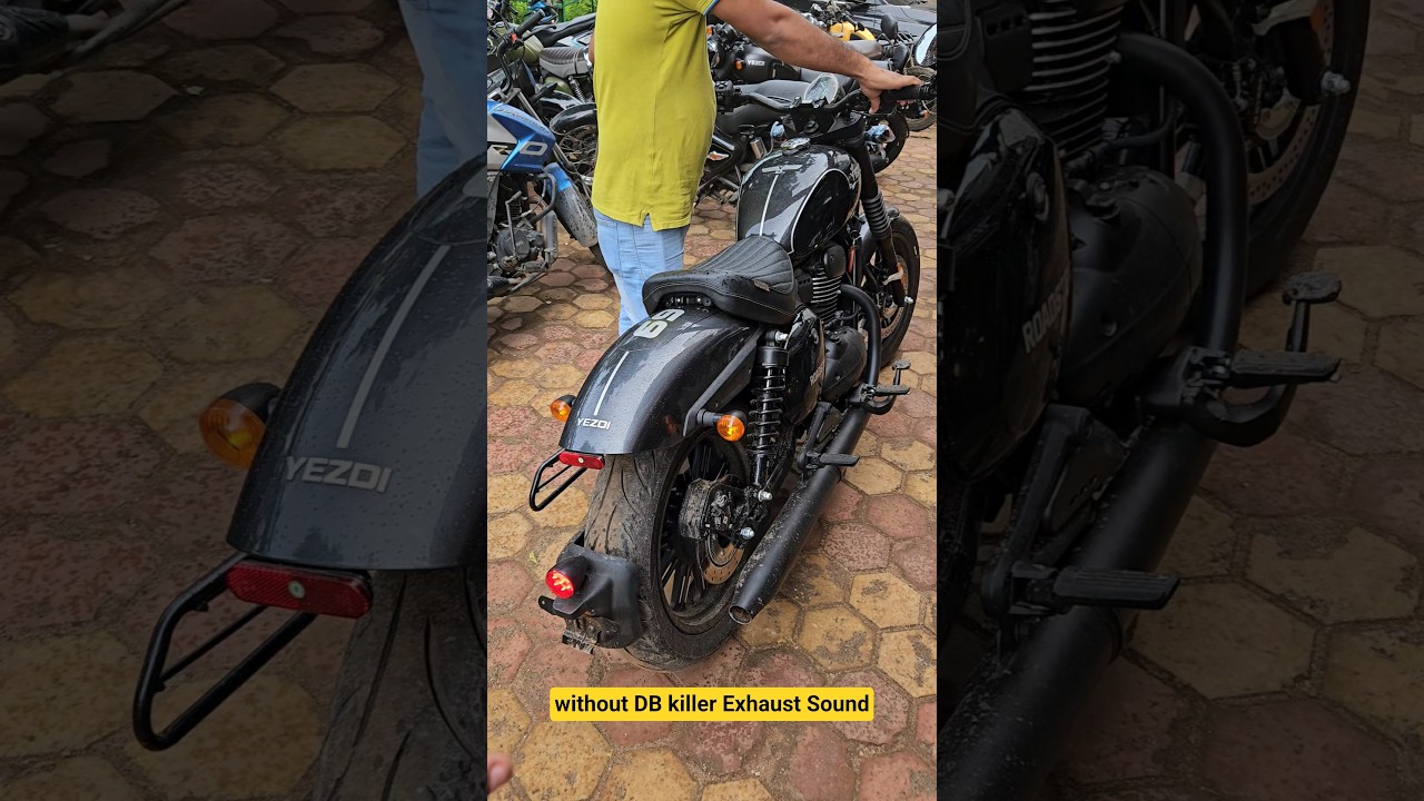 2025 Yezdi Roadster without DB Killer Exhaust Sound 💣 