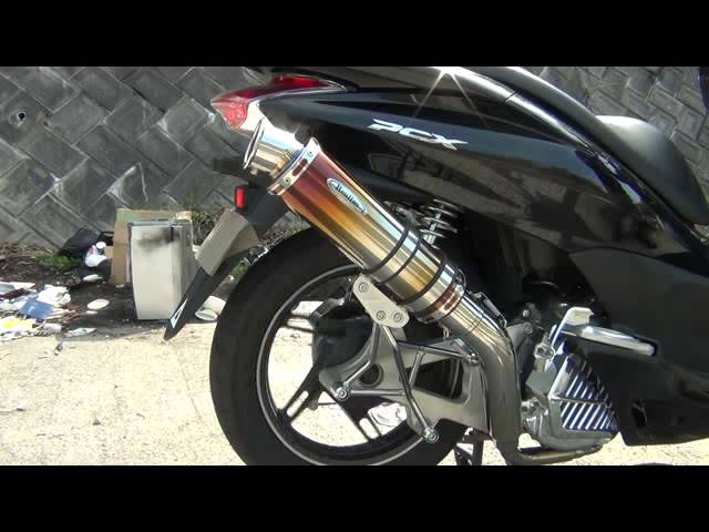 PCX Realize リアライズ イグジスト チタン マフラー Exist ti exhaust sound