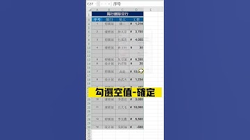 excel表格空行太多？批量刪除就可以搞定啦！還學不會的，快加賴：mr.excel66，發送“YT1”即可🆓三天Excel進階訓練營！#like  #excel  #shorts #fyp