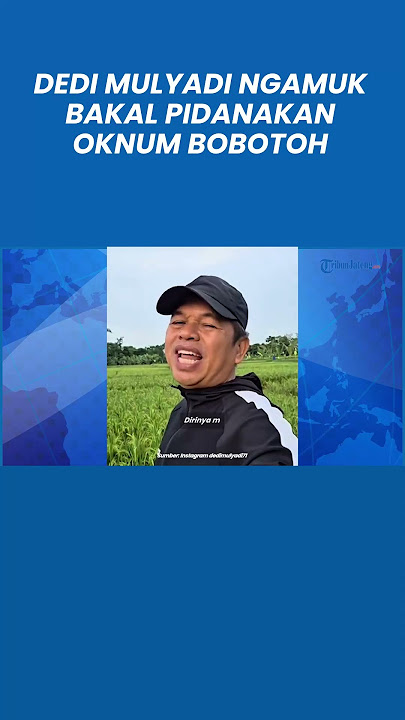 Dedi Mulyadi Ngamuk Bakal Pidanakan Oknum Bobotoh Rusak Stadion saat Persib Juarai Liga 1