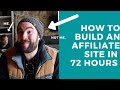 How To Create An Affiliate Niche Site in 72 Hours | Location Rebel