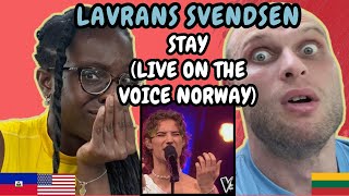 Lavrans Svendsen's 'Stay' Voice Norway Performance is Pure Gold | 🇺🇸 & 🇱🇹 REACT