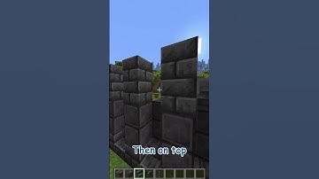 how to build a wall using NETHERITE!! update 1.21  #shorts  #minecraftbuilds  #minecraft