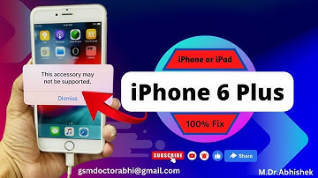 iPhone 6 plus This Accessory May Not Be Supported | iPhone or iPad | iPhone Not Charging............