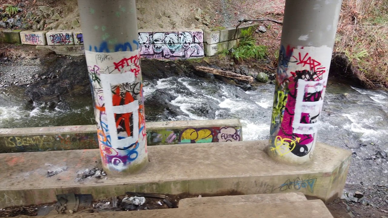 Drone Practice February Holt Creek  Underpass