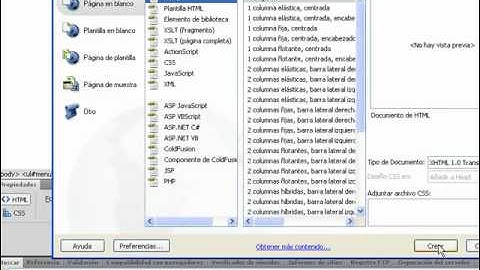 Como crear menu con CSS
