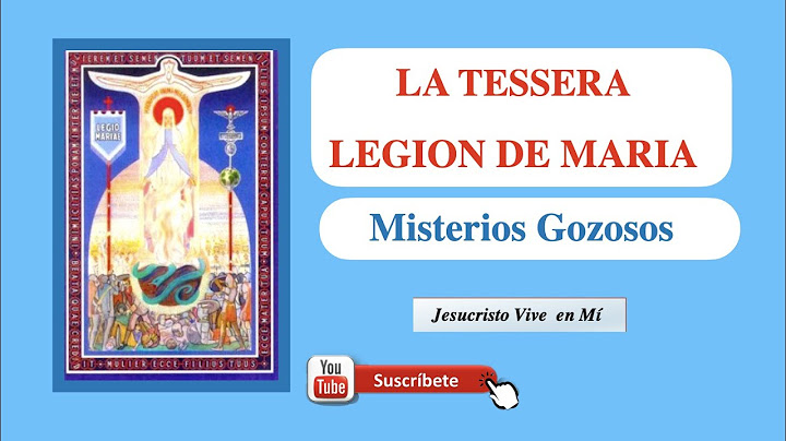 LA CATENA CON LOS MISTERIOS GOZOSOS, LEGION DE MARIA LUNES, Y SABADOS