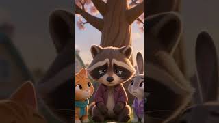 Raccoon is very sad!