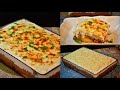 صنية البطاطا والباذنجان تعالو جربوها على طريقتي رهيبه Potato And Eggplant Tray With Béchamel 