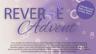Reverse Advent 2023