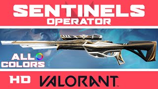 Sentinels of Light OPERATOR VALORANT SKIN (ALL COLORS) | New Skins Showcase