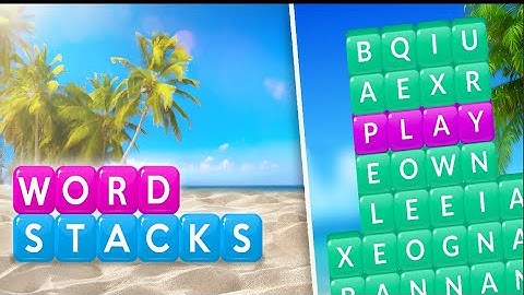 Word Stacks (by PeopleFun) IOS Gameplay Video (HD)