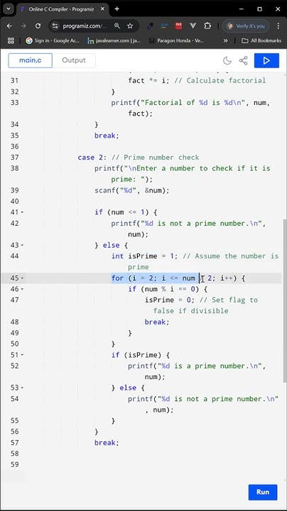 🖥️ Code Like a Pro: Create a Menu-Based Program in C with Switch ...