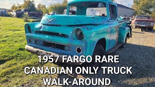 1957 Fargo 100 Truck Walkaround: Canadian Classic in Need of Restoration! by rusted and restored auto 226 views 7 months ago 1 minute, 38 seconds