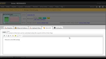 ONELAN CMS Tutorial - 10 ScrollingText