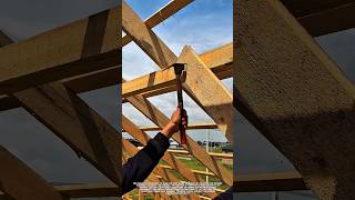 Famous Traditional Timber Roof Assembly | Manual Carpentry Framing Technique. Profile