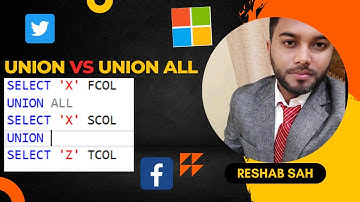 SQL UNION VS UNION ALL interview questions and answers || Learn SQL easy way