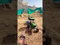 John deere tractor help in folding harrow 💪💪💯 #farming