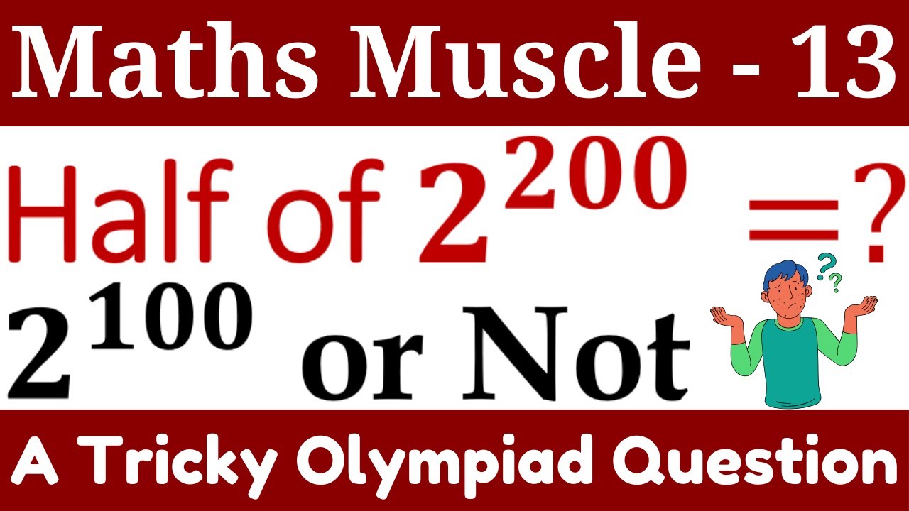 Muscle Man Math Math Muscle - 13 |Math Olympiad | Can You Solve This Math Olympiad ...