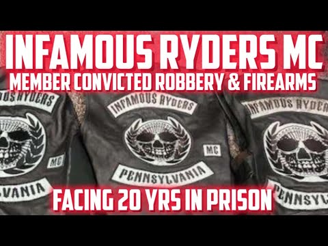 洋楽 RIDER FROM ENSANE/CRIMINALLY ENSANE Infamous Ryders MC Member Convicted Robbery & Firearms Facing 20