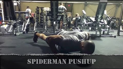 Advanced Bodyweight Exercise - Spiderman Push Up