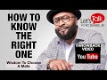 HOW TO KNOW THE RIGHT ONE by RC BLAKES