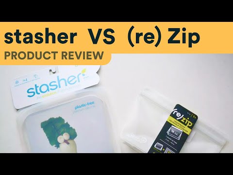 Product Review: (Re)Zip vs Stasher silicone bags