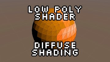 Texturing and Diffuse Lighting  - Lets Make a Low Poly Shader  - Part 2