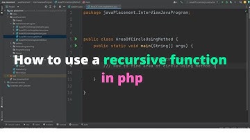 How to use recursive function in php