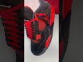 3 cools way to lace Jordan 4 Thunder #foryou #lace #sneakers #sneakerhead #vibes #jordan #shoes #fy