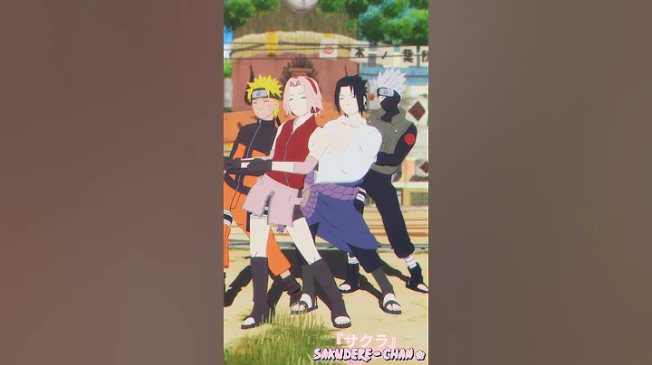 【MMDナルトNARUTO】- POKÉDANCE. Team Seven! Sakura, Naruto, Sasuke & Kakashi— #mmd #naruto #team7 #shorts