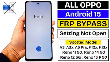 All Oppo Android 15 Frp Bypass 2025 | Quick Share Not Open | Oppo A3x, A5 Pro,K12x,K13x Frp Bypass